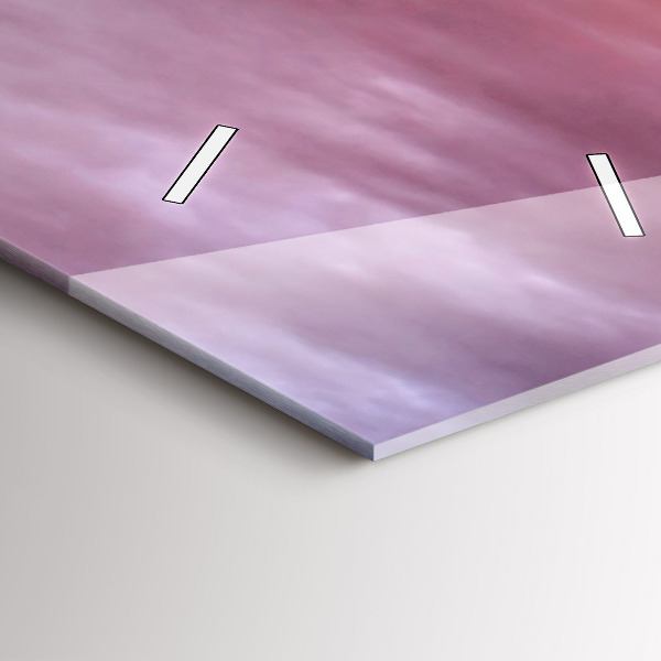 Modern vertical wall clock Old windmill in Santorini