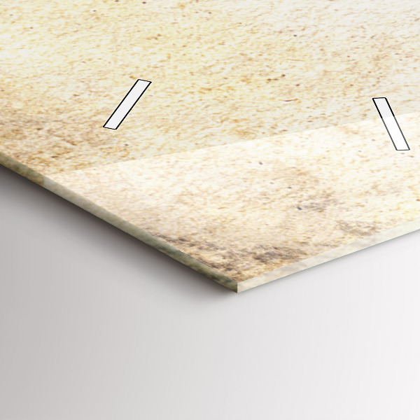 Modern vertical wall clock Abstract portrait of a woman