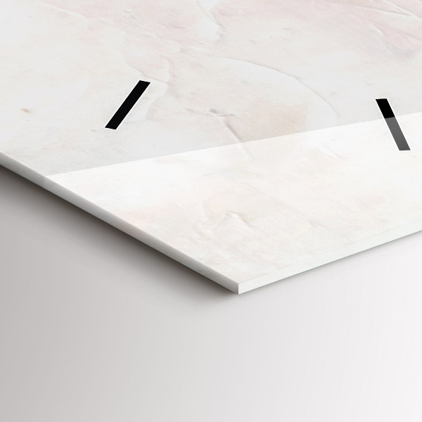 Modern vertical wall clock Oil painting yacht sea