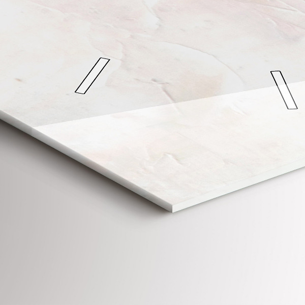 Modern vertical wall clock Oil painting yacht sea