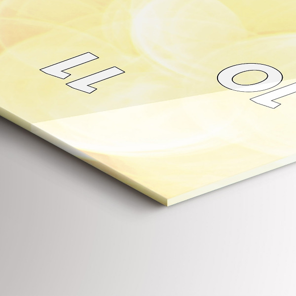 Modern vertical wall clock Camper on the beach