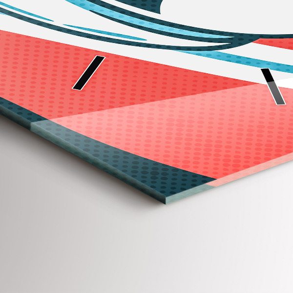 Modern vertical wall clock Children's imagination