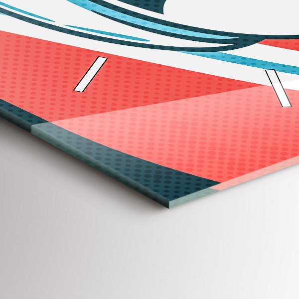 Modern vertical wall clock Children's imagination