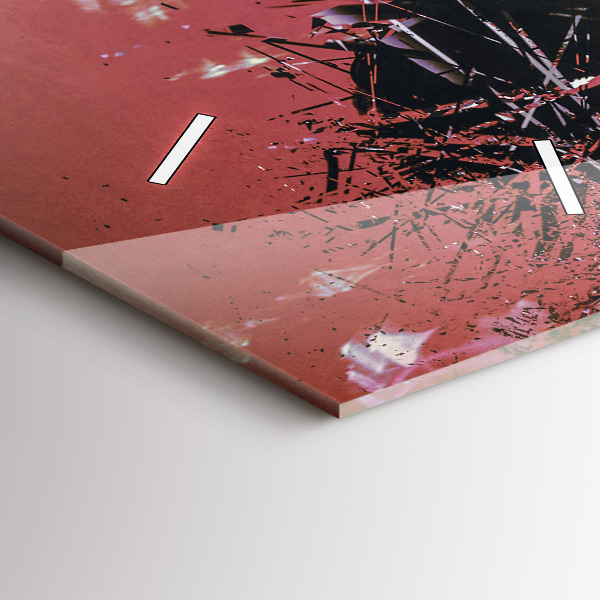 Modern vertical wall clock Cyberspace