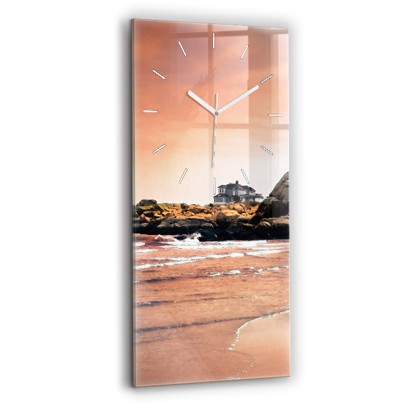 Modern vertical wall clock Sherman Coast