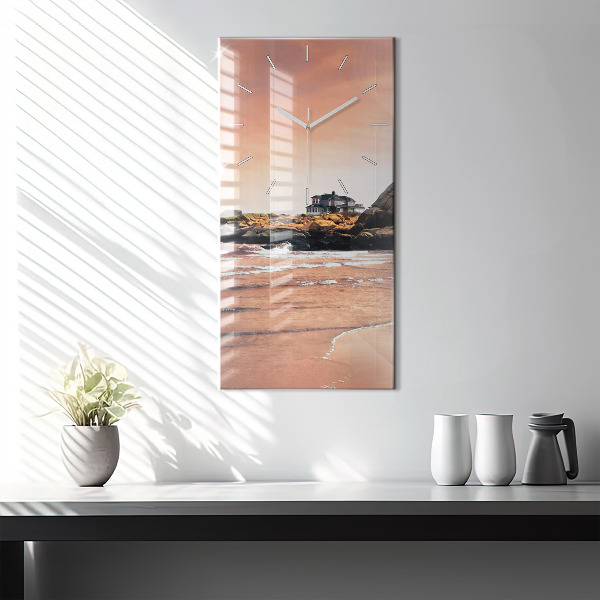 Modern vertical wall clock Sherman Coast