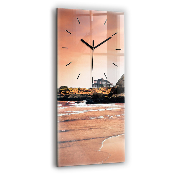 Modern vertical wall clock Sherman Coast
