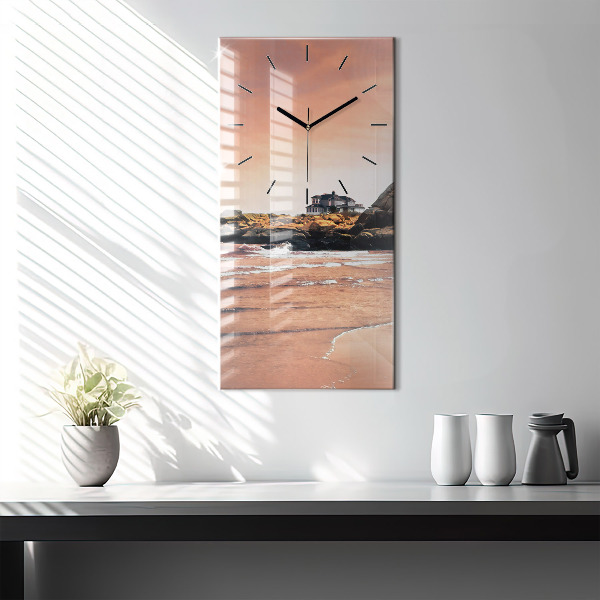 Modern vertical wall clock Sherman Coast