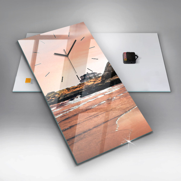 Modern vertical wall clock Sherman Coast