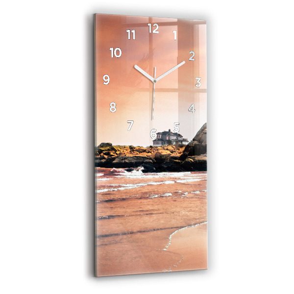 Modern vertical wall clock Sherman Coast