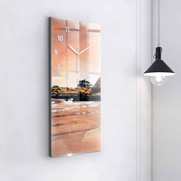 Modern vertical wall clock Sherman Coast