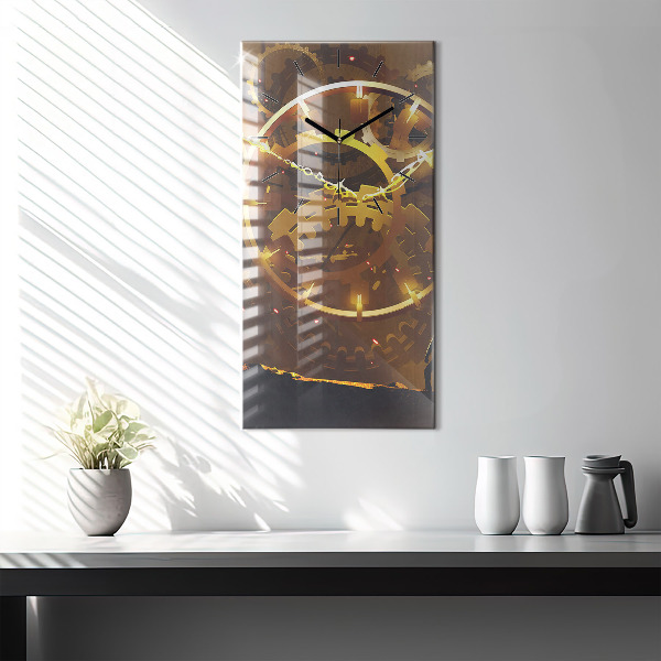 Modern vertical wall clock Time – Mechanism