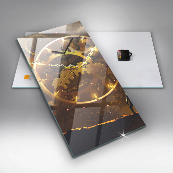 Modern vertical wall clock Time – Mechanism