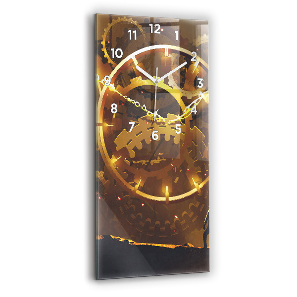 Modern vertical wall clock Time – Mechanism