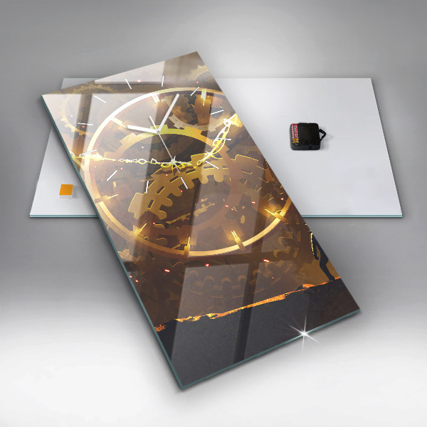 Modern vertical wall clock Time – Mechanism