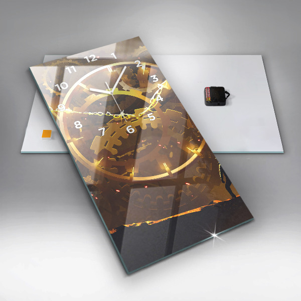 Modern vertical wall clock Time – Mechanism