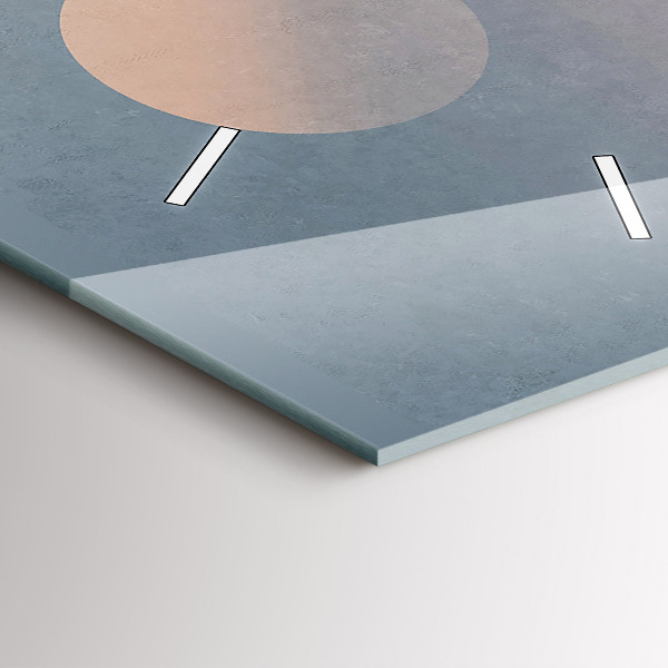 Modern vertical wall clock Astronauts Milky Way