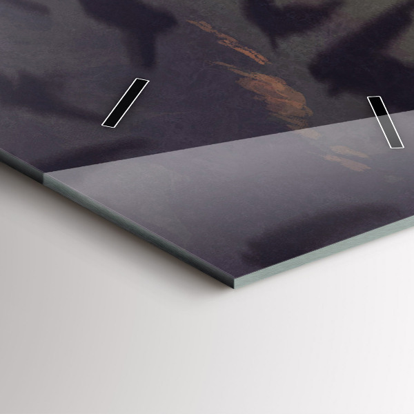 Modern vertical wall clock Concert on the beach