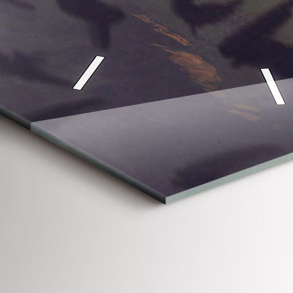 Modern vertical wall clock Concert on the beach