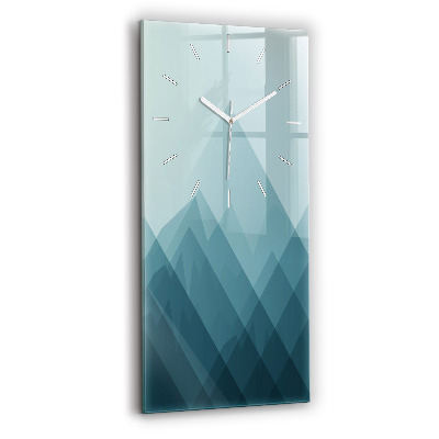 Modern vertical wall clock Geometric figures