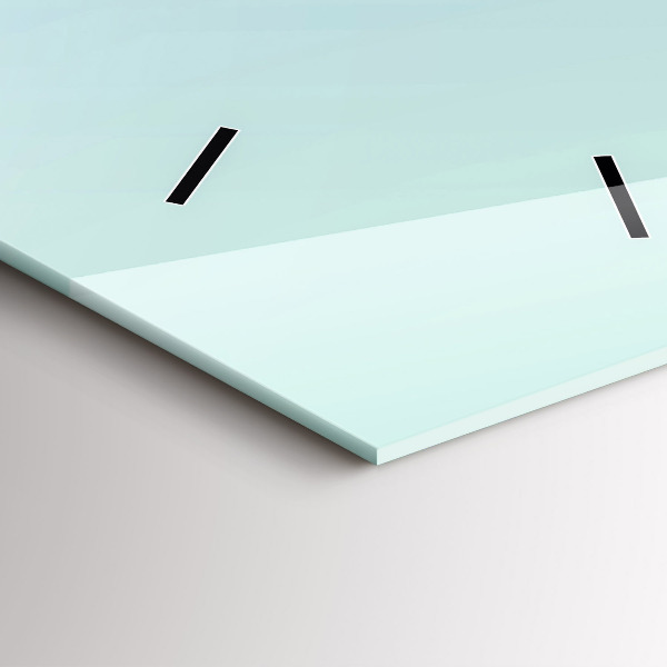 Modern vertical wall clock Geometric figures