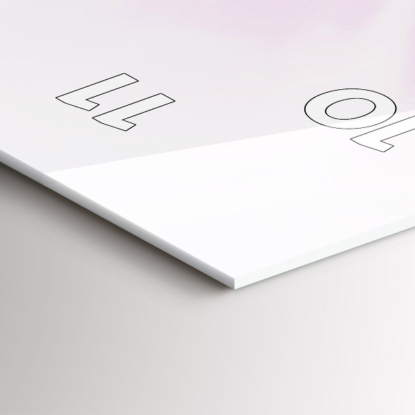 Modern vertical wall clock Abstraction