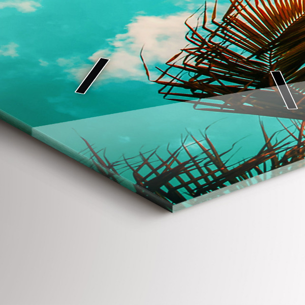 Modern vertical wall clock Holidays Relaxation Summer