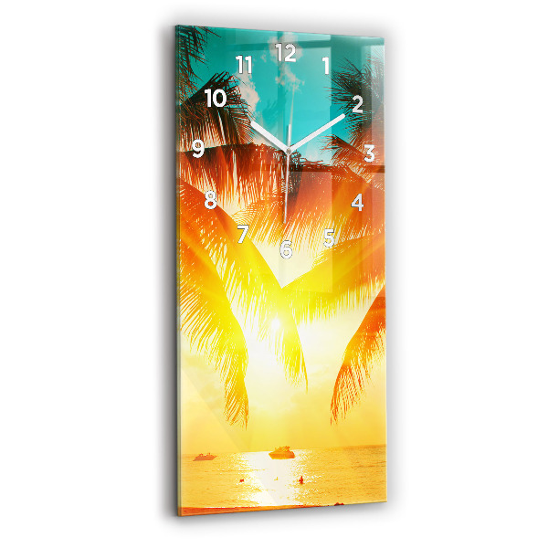 Modern vertical wall clock Holidays Relaxation Summer