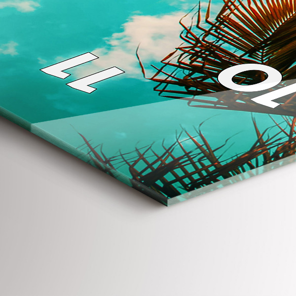 Modern vertical wall clock Holidays Relaxation Summer