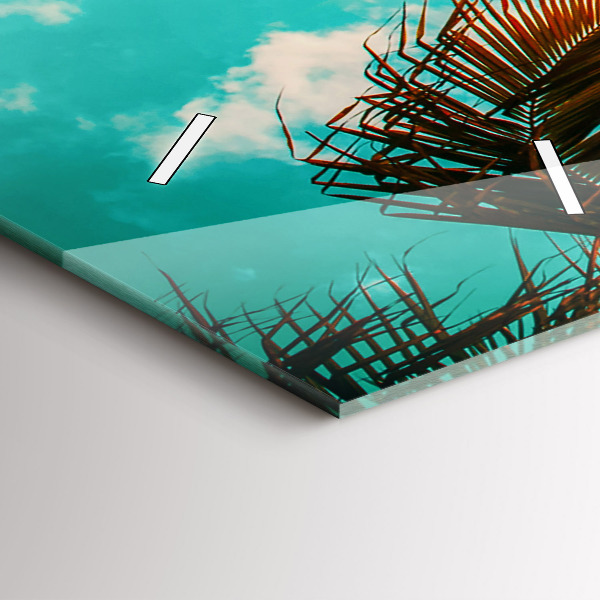 Modern vertical wall clock Holidays Relaxation Summer