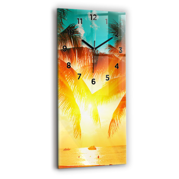 Modern vertical wall clock Holidays Relaxation Summer