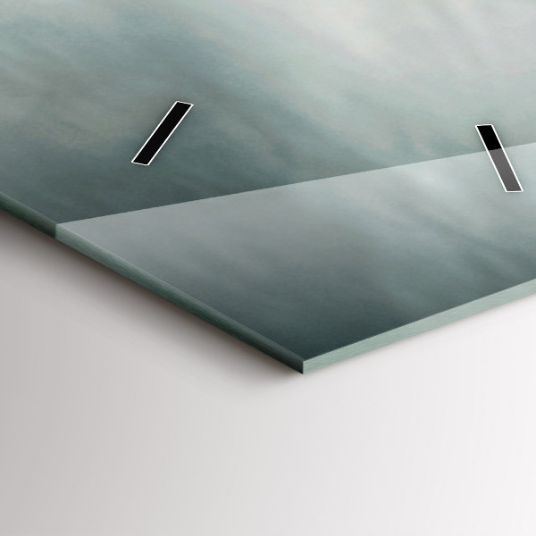 Modern vertical wall clock Motor Style Adrenaline