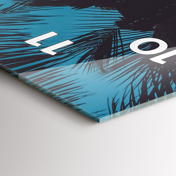 Modern vertical wall clock Surfing on the beach