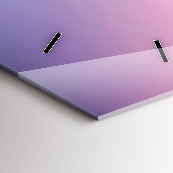 Modern vertical wall clock Sunset Maldives