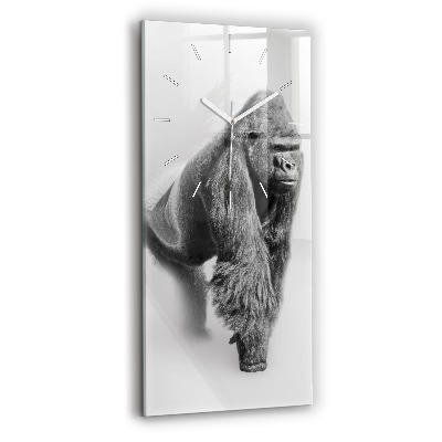 Modern vertical wall clock Animal Art Collection