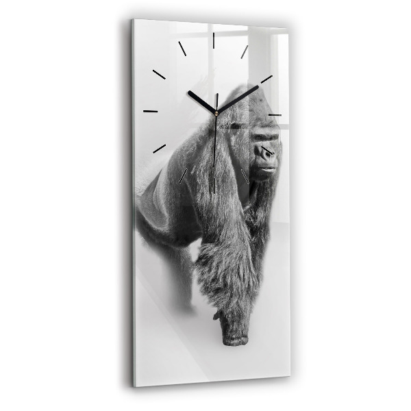 Modern vertical wall clock Animal Art Collection