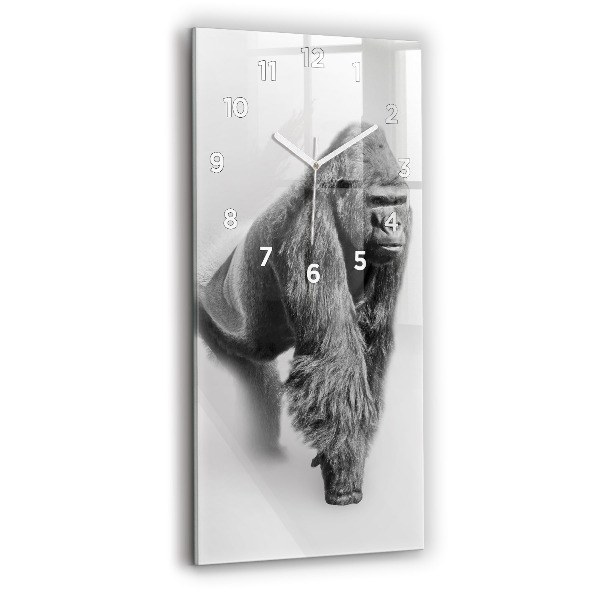 Modern vertical wall clock Animal Art Collection