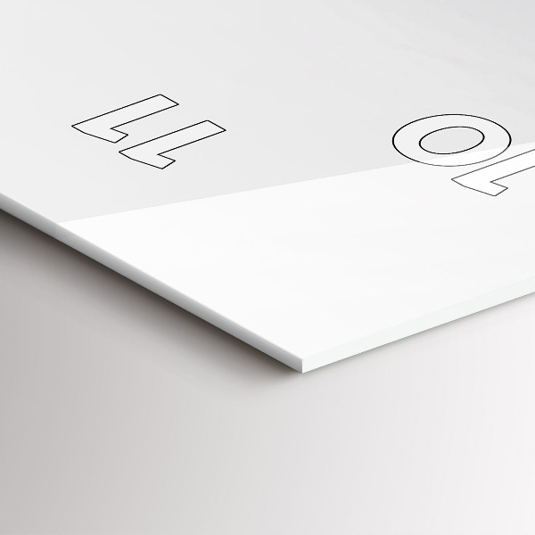 Modern vertical wall clock Animal Art Collection