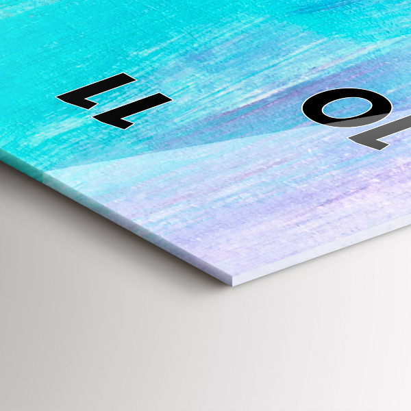 Modern vertical wall clock Skyscraper abstraction