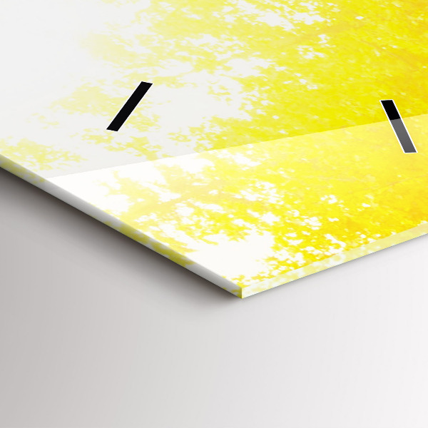 Modern vertical wall clock View of the waterfall