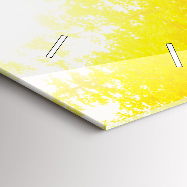 Modern vertical wall clock View of the waterfall