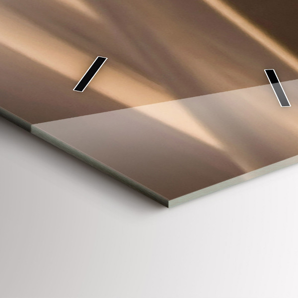 Modern vertical wall clock Quad in the desert