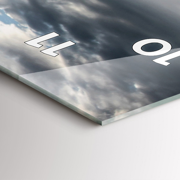 Modern vertical wall clock Gondola in Venice