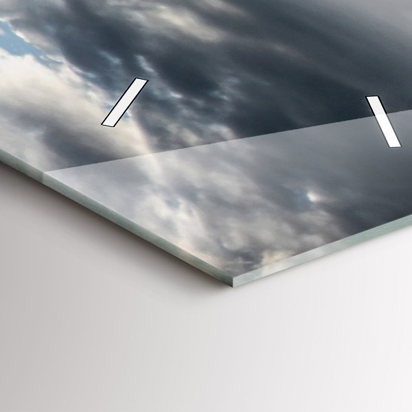 Modern vertical wall clock Gondola in Venice