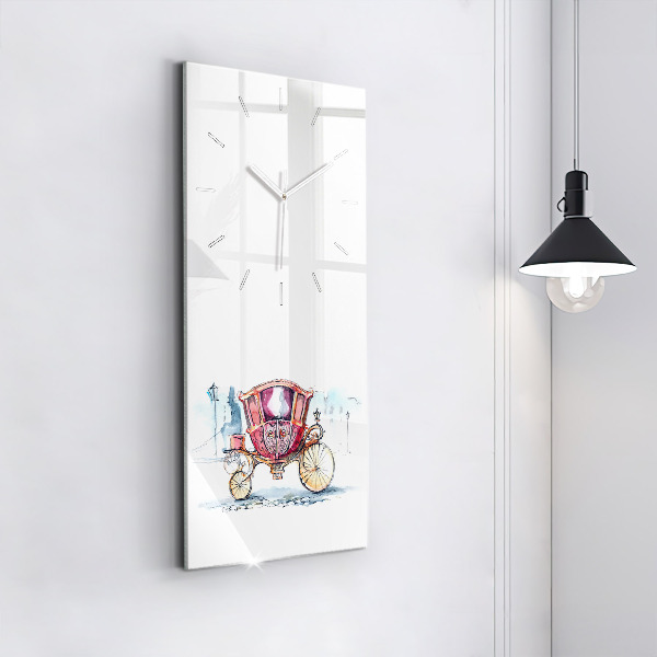 Modern vertical wall clock The Queen's Ancient Carriage