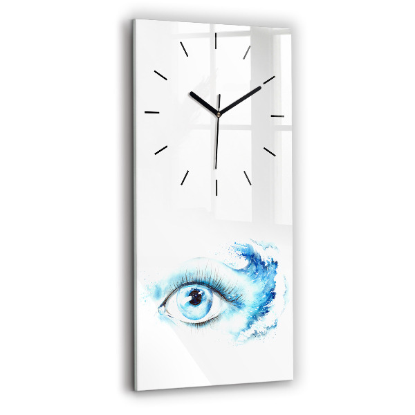 Modern vertical wall clock Sea Eye