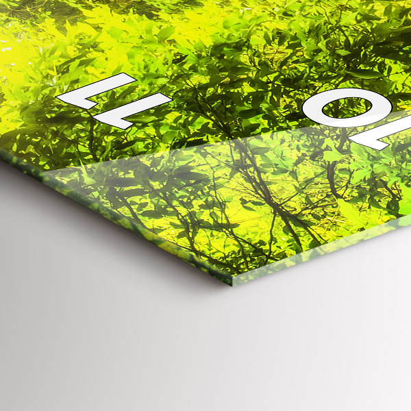 Modern vertical wall clock Waterfall in Thailand