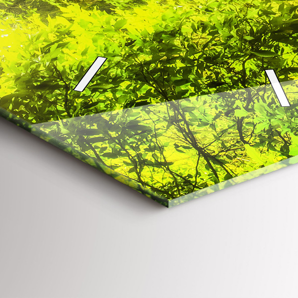 Modern vertical wall clock Waterfall in Thailand