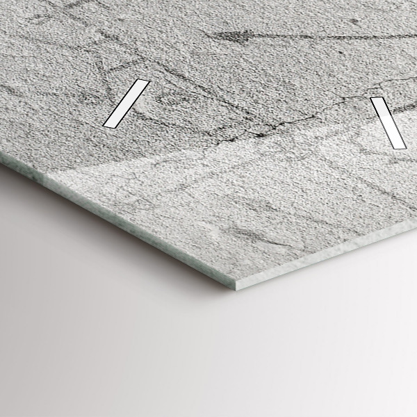 Modern vertical wall clock Sketch of the City