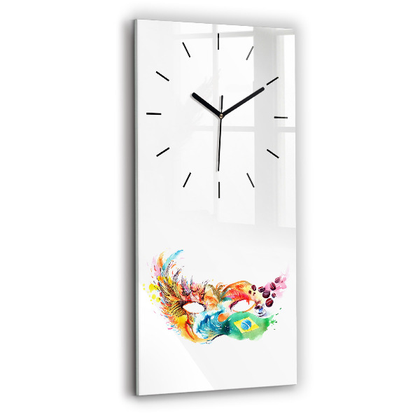 Modern vertical wall clock Culture - Brazilian flag
